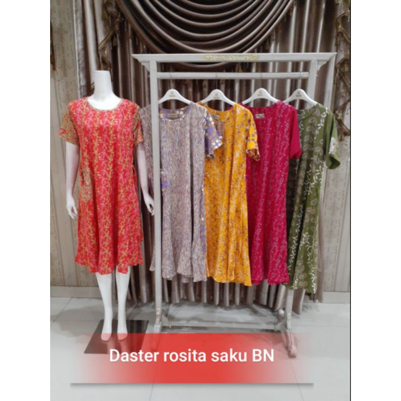  DASTER  BATIK  QONITA  ROSITA SAKU BN Shopee Indonesia