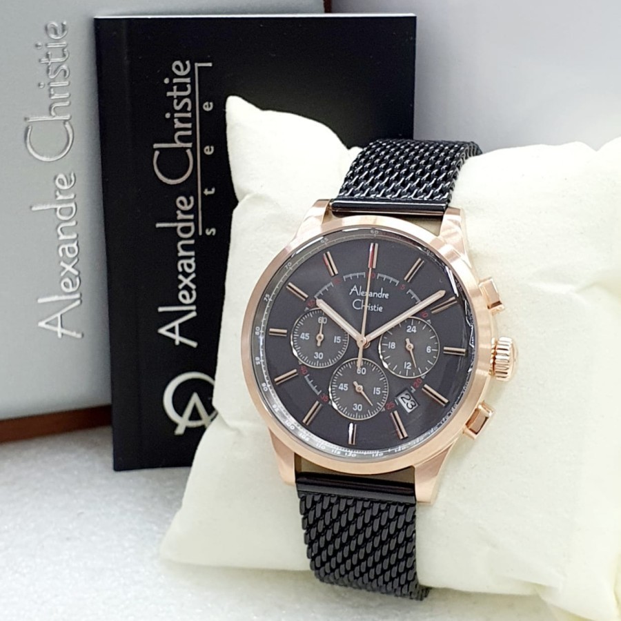 Alexandre Christie Ac 6574 Jam Tangan Pria Original