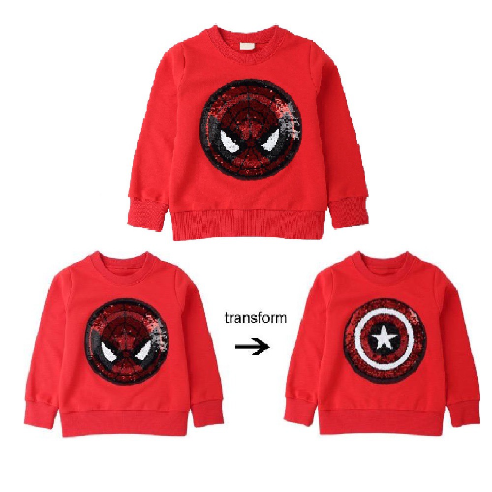 BS//BAJU ANAK/KIDS SPIDERMAN&amp;CAPTAIN AMERICA/GOOD QUALITY