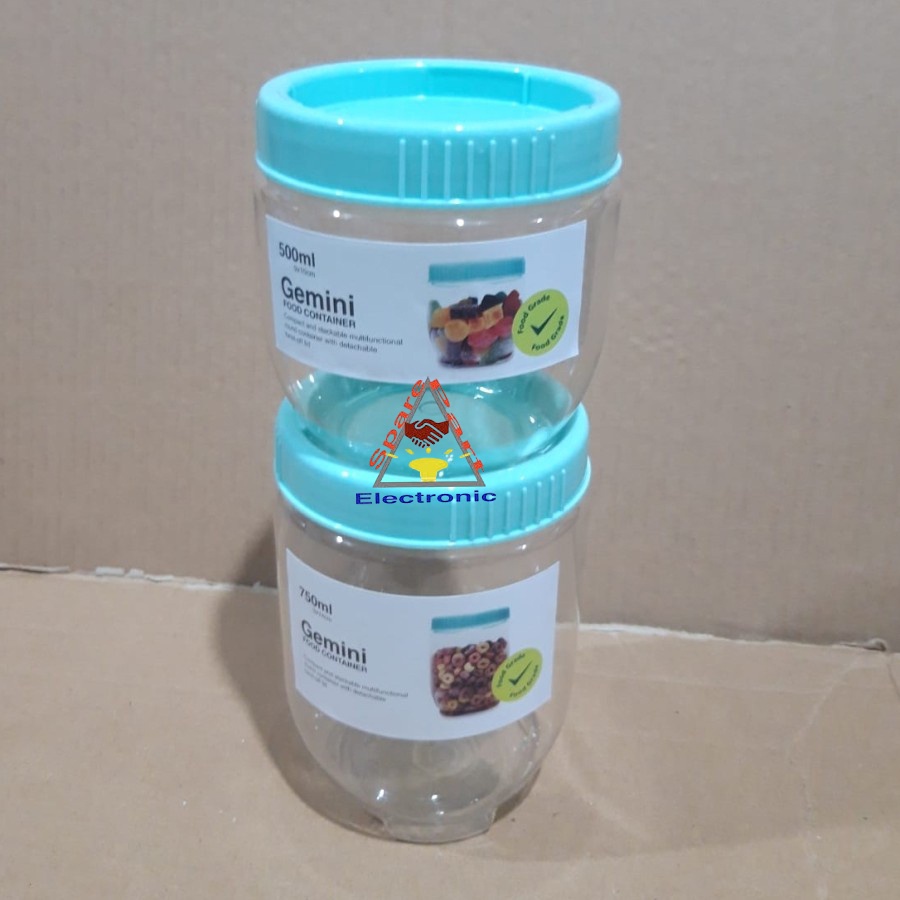 TOPLES PREMIUM PLASTIK TUMPUK SET 750ML &amp; 550ML FOOD GRADE TERMURAH