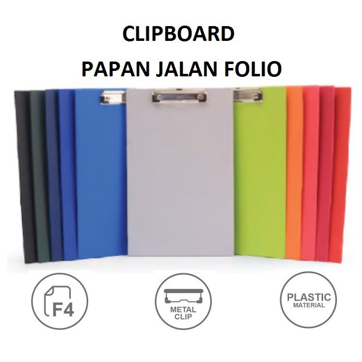 

Bantex Clipboard Papan Jalan Folio F4