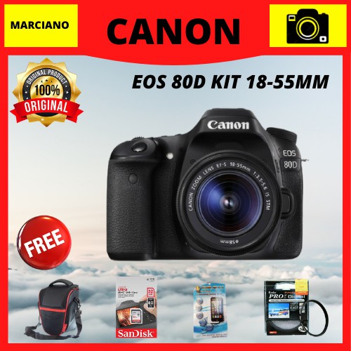 Camera Canon 80D Kit 18-55MM