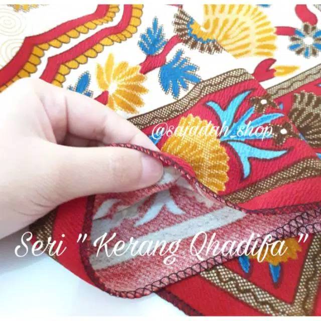 SAJADAH LIPAT TRAVELING DOMPET MOTIF KERANG