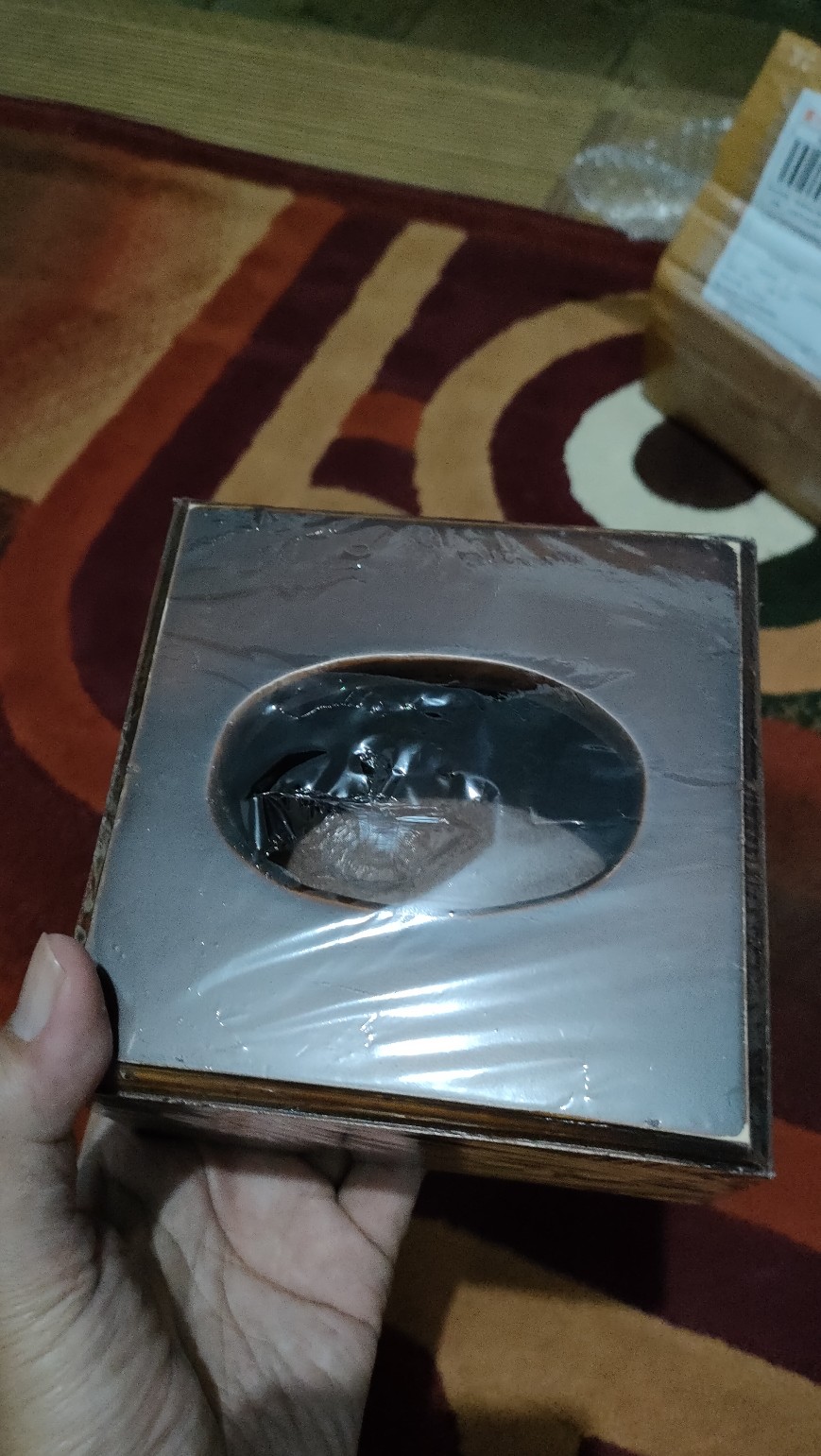 Kotak Tisu Kayu / Walnut Tissue Box 14 X 14 X 8 / Tissue Box Kayu