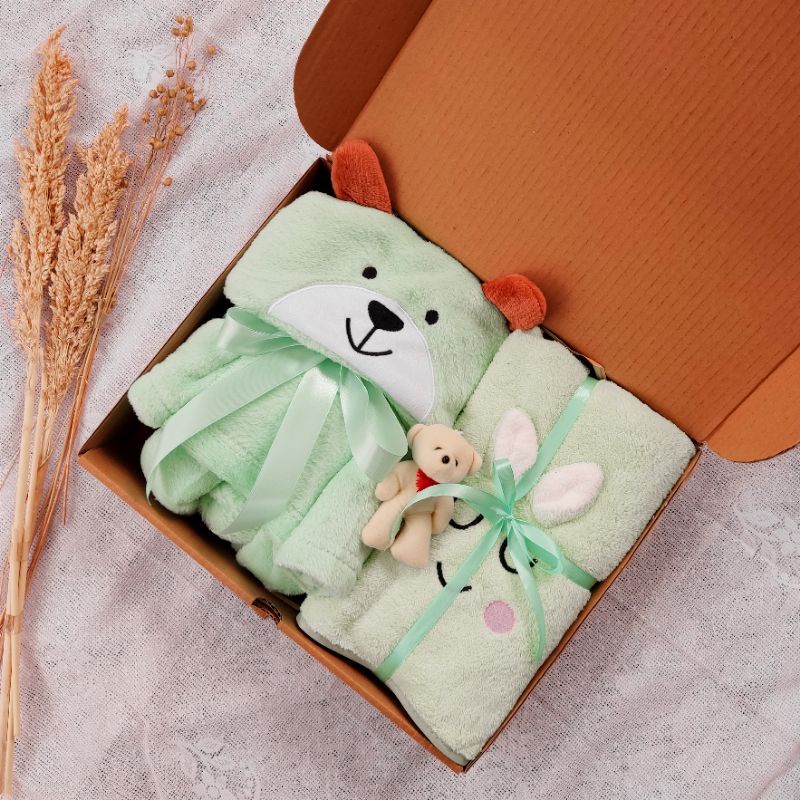 Hampers bayi/ kado bayi / gift box-Baby kode 03 tosca