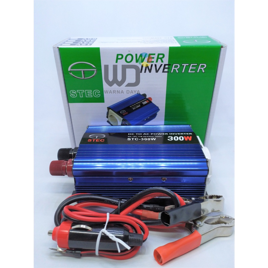 Jual Power Inverter DC to AC 300W / 12V to 220V 300W STEC Shopee