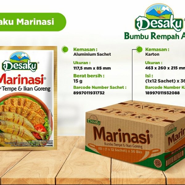 

B11 PACK Desaku Marinasi/12's