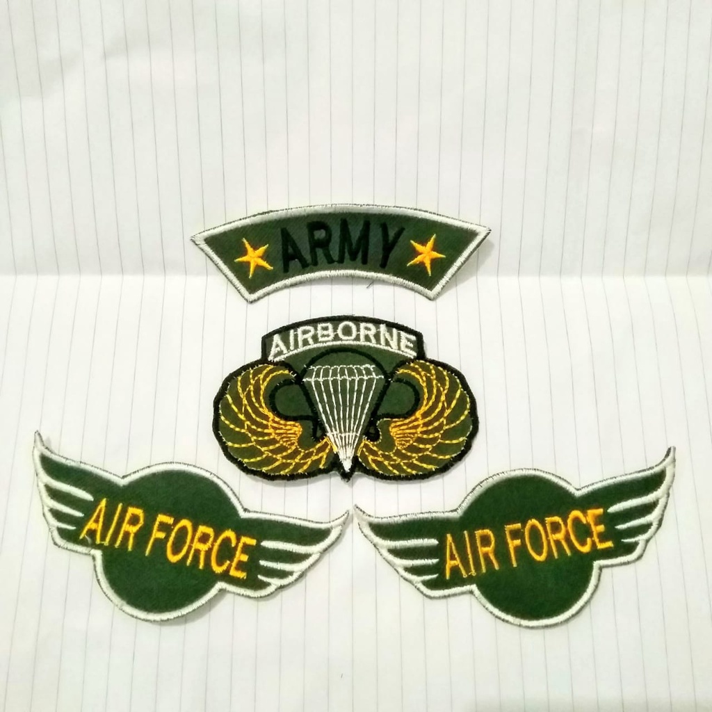 Patch Bordir Army US Premium