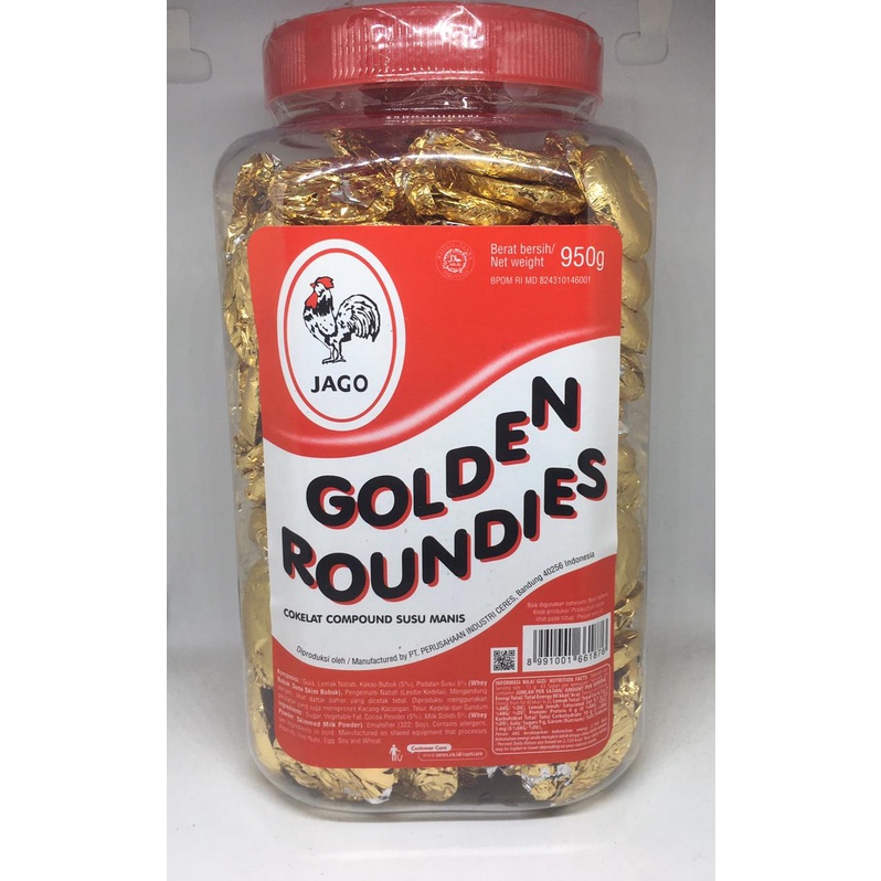 

Coklat Compound Susu Manis Golden Roundies 950 Gram