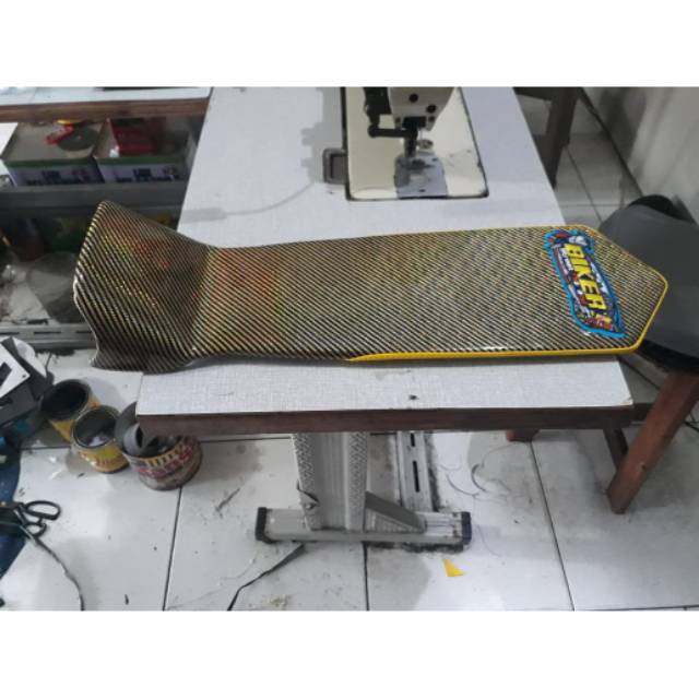 Jok CB _Jok CB kontes kulit biker karbon