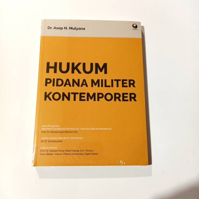 Hukum Pidana Militer Kontemporer

Dr. Asep N. Mulyana