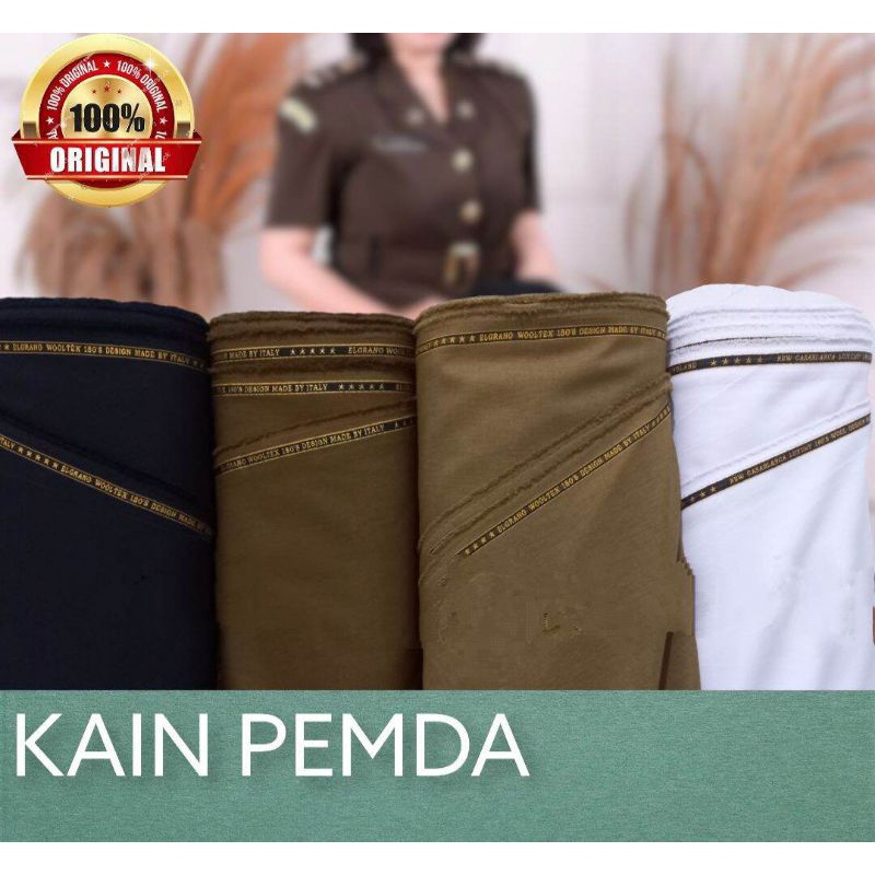 [Promo] KAIN PEMDA KHEKI/SERAGAM DINAS PNS/PDH/ASN/BAHAN WOOL TEBAL/LEMBUT/MURAH/BAGUS TERLARIS/BAHA