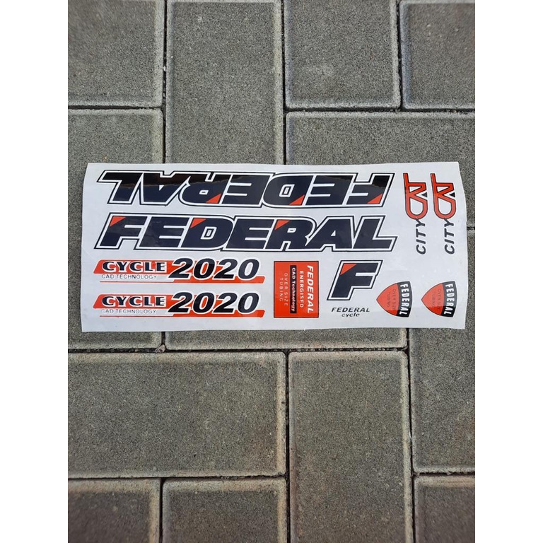 TERMURAH!!! STICKER Sepeda Federal Jadul / Realpict