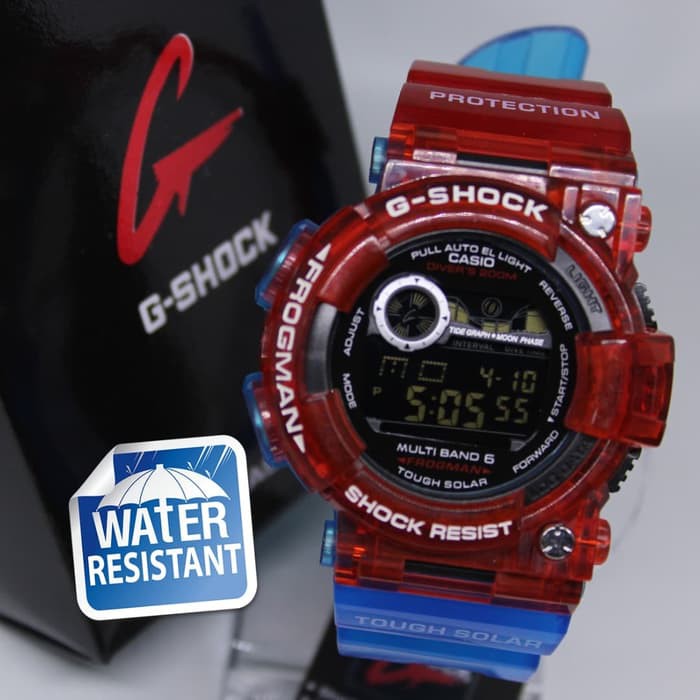 JAM TANGAN GS FROGMAN GWF 1000 ANTI AIR BLUE RED