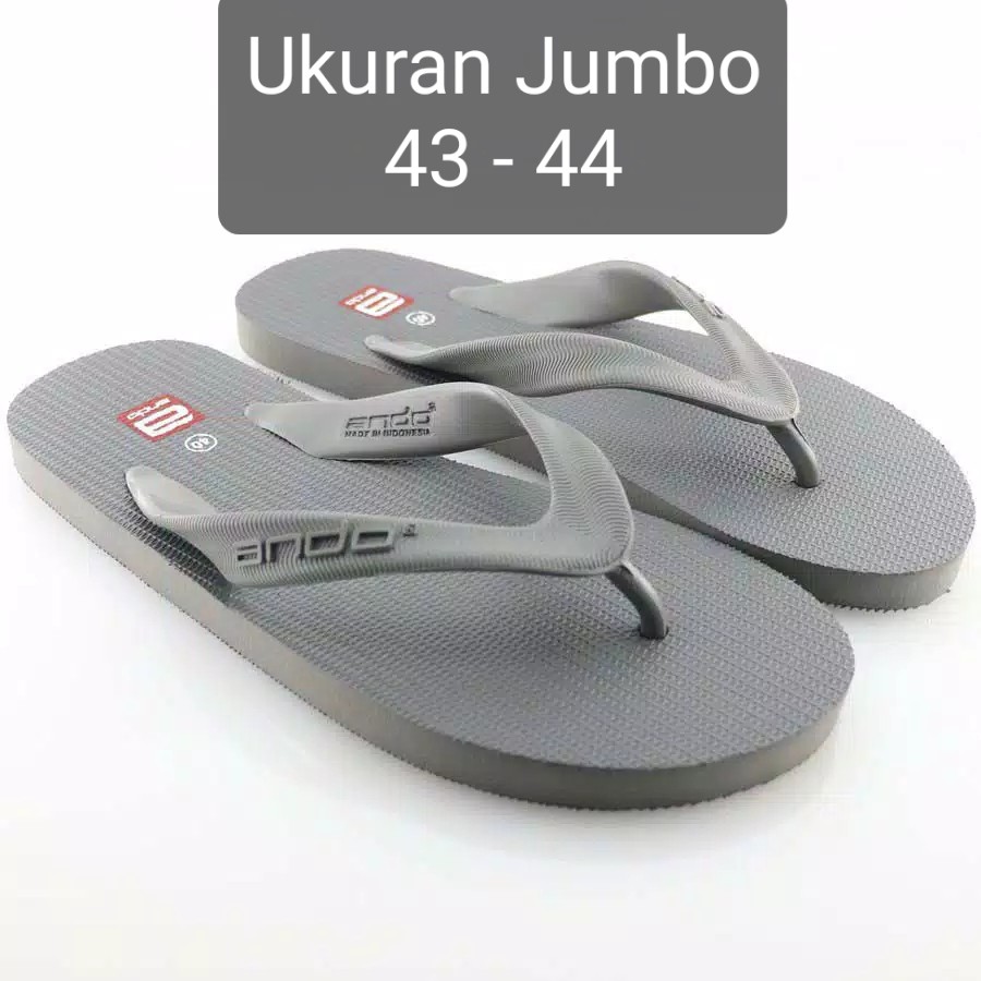 Ando Hawaii Size BESAR 43, 44, 45, 46 Sandal Jepit Pria Ukuran Jumbo Sendal Laki Big Size Ando Original