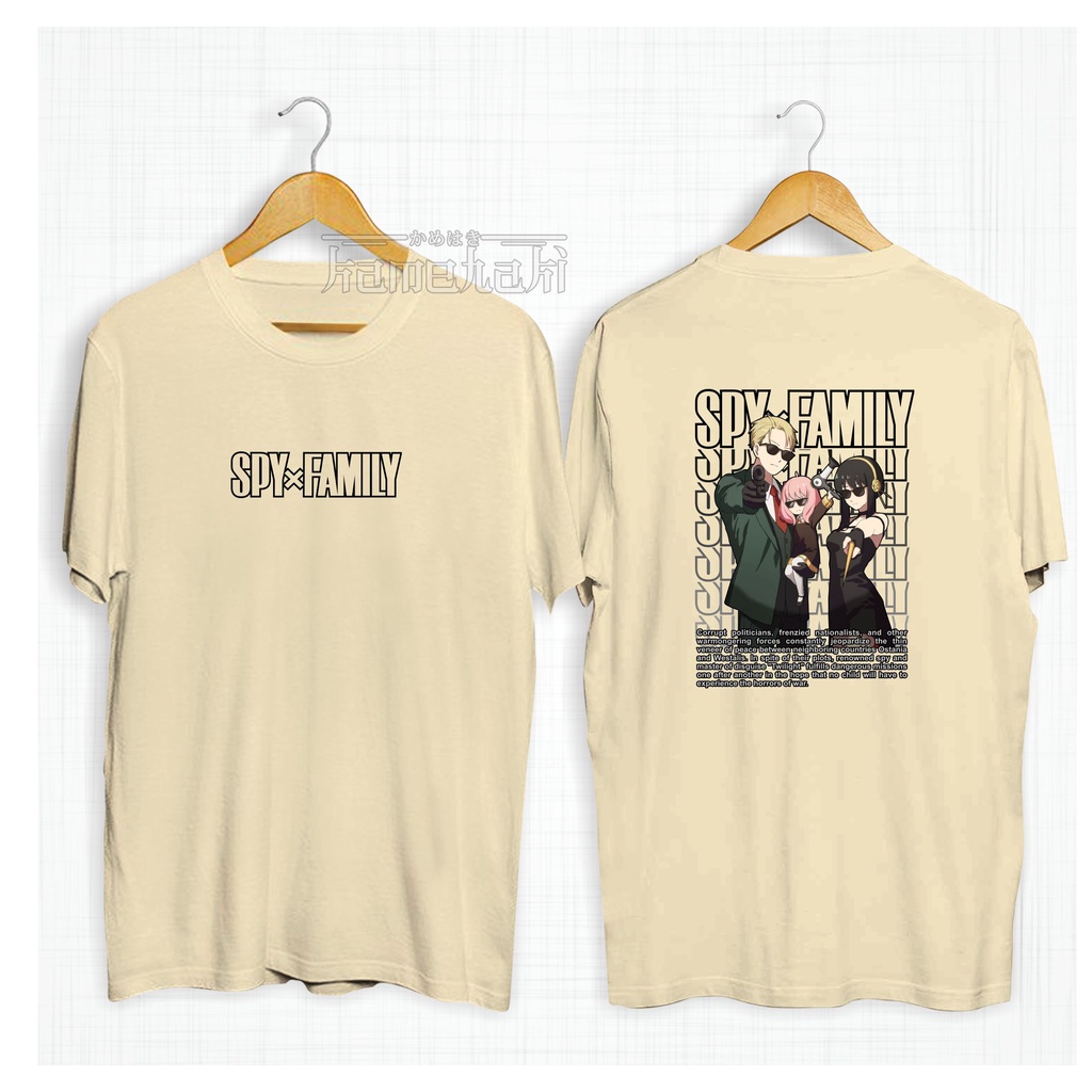 Kaos Anime SPY X FAMILY db ANYA FORGER / Kaos Jepang Oversize / Baju Distro Pria Wanita kamehaki / B