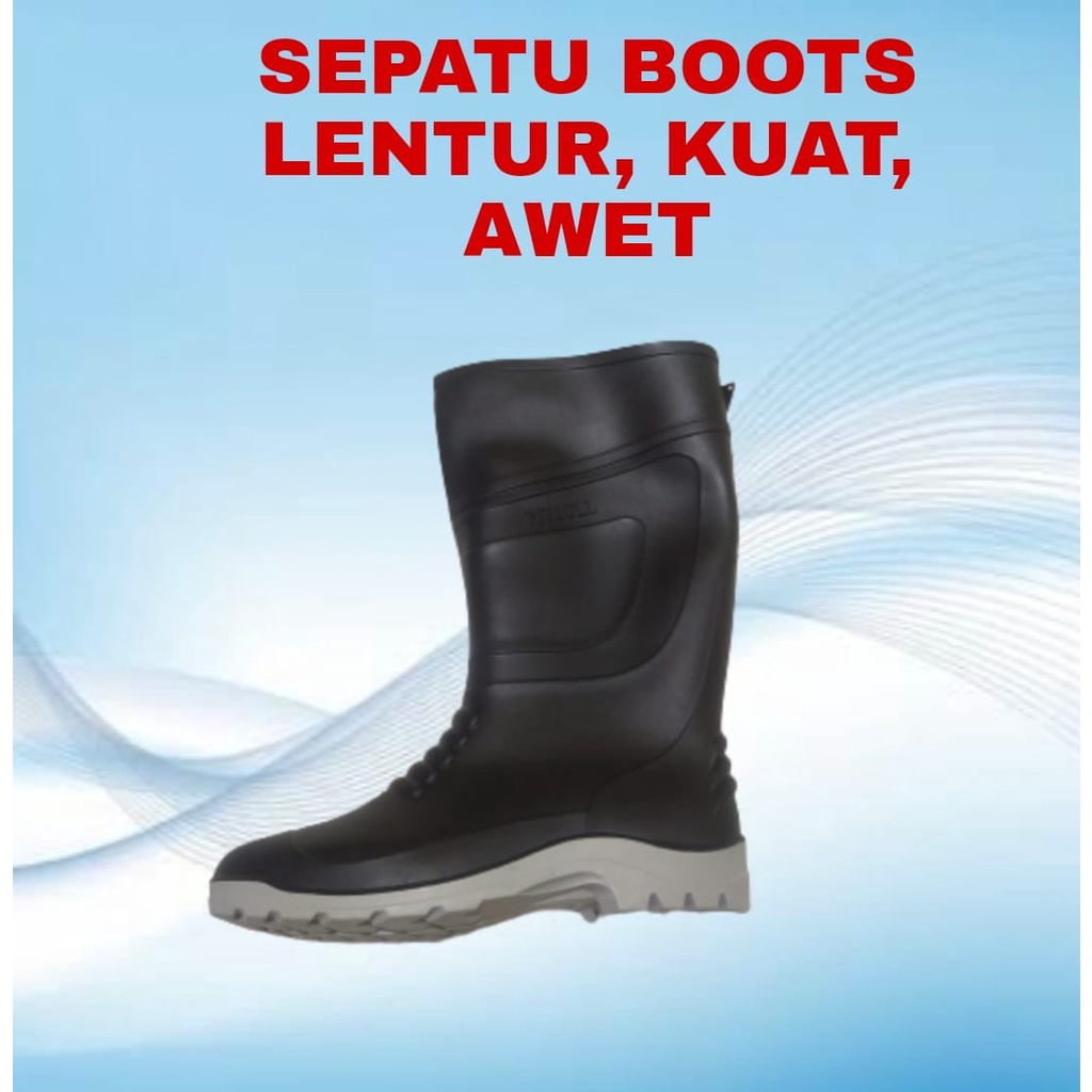 SEPATU BOOTS  LENTUR KUAT AWET / SEPATU PERIKANAN PERKEBUNAN