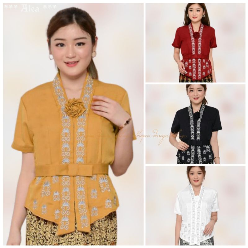 Atasan Kebaya Bali Modern Floy Bordir