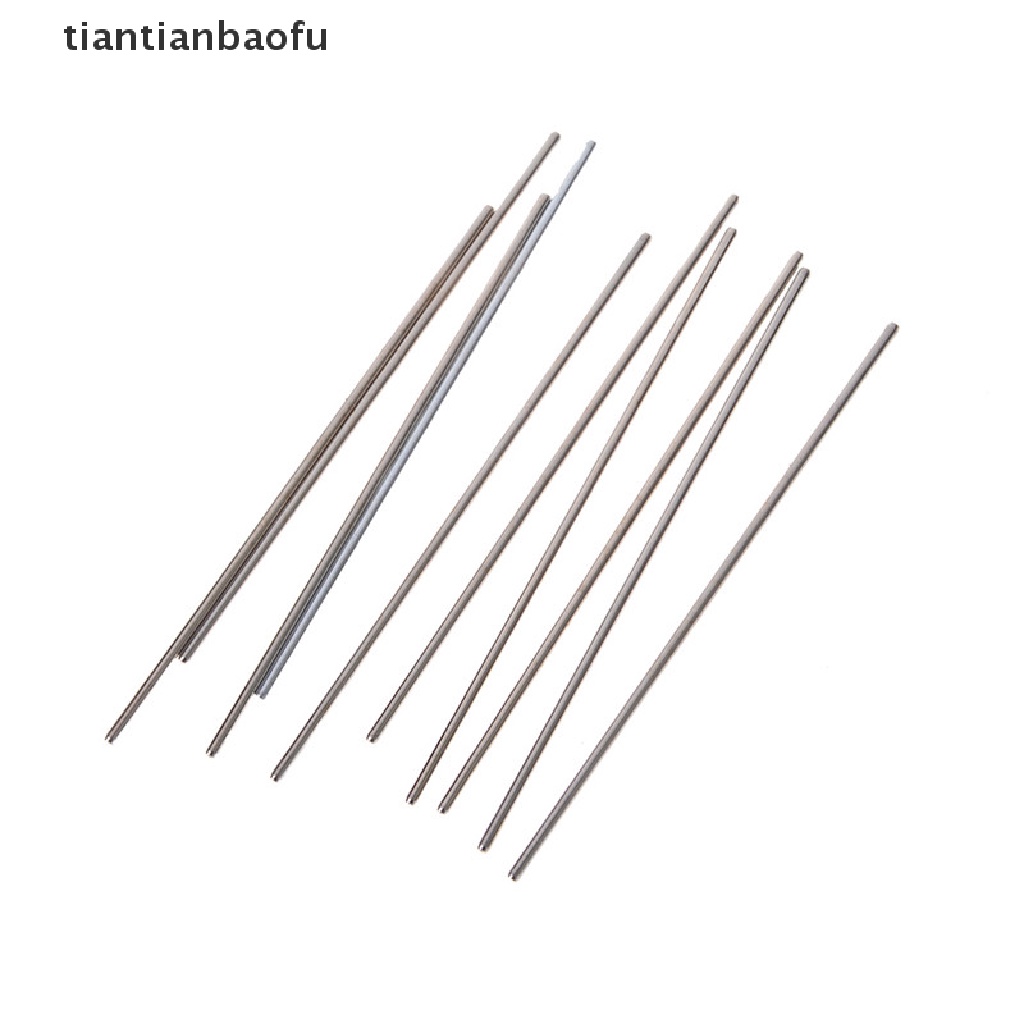 [tiantianbaofu] 10Pcs 2*100mm Metal Model Axle Gear Shaft Diameter 2mm DIY Toy Car Accessories Boutique