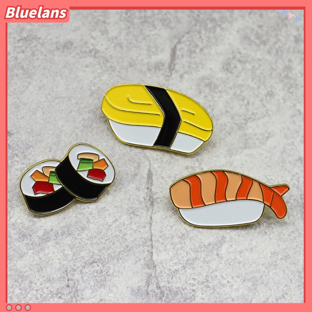 Bros Pin Enamel Bentuk Sushi Makanan Jepang Untuk Dekorasi Topi Jeans