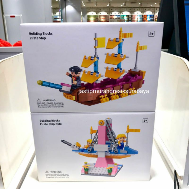 BUILDING BLOCKS MINISO MAINAN MINISO PIRATE SHIP RIDE