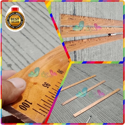 Penggaris Kayu 1 Meter Penggaris Mistar Tebal 1 Meter Penggaris Kayu Papan Tulis Panjang 100 Cm