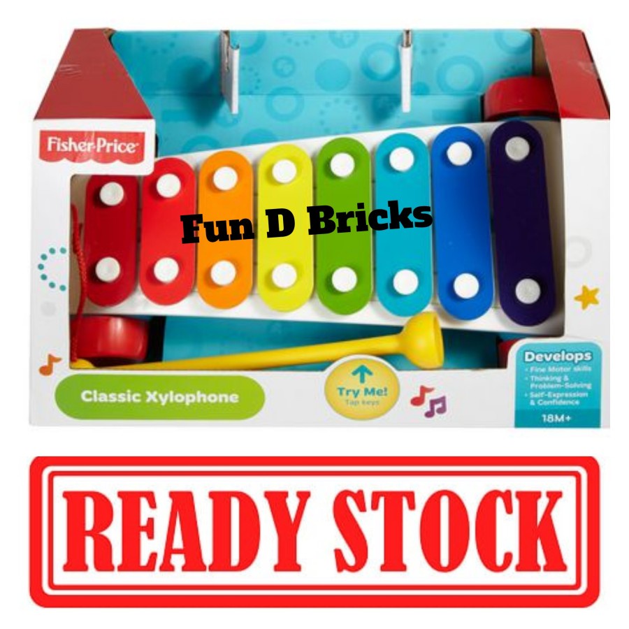 Fisher Price Classic Xylophone Original Mainan Anak