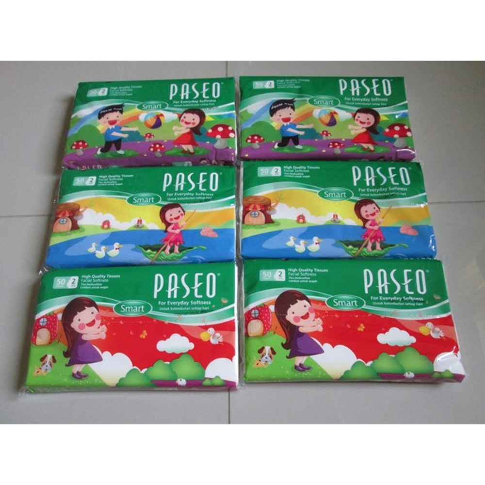 TISSUE PASEO TRAVEL SMART 50S