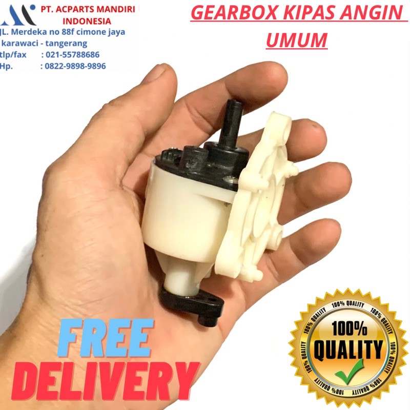 Gearbox kipas angin cosmos umum original ( putih hitam )