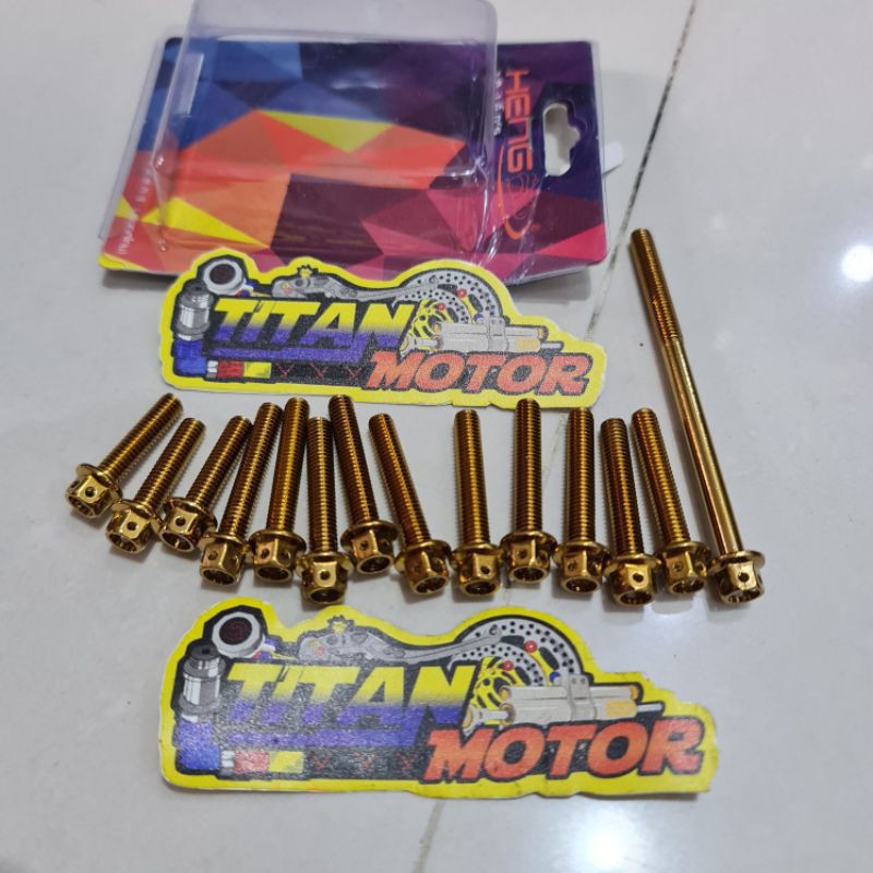Baut cvt probolt beat dan scoopy gold dan blue baut heng cvt beat scoopy