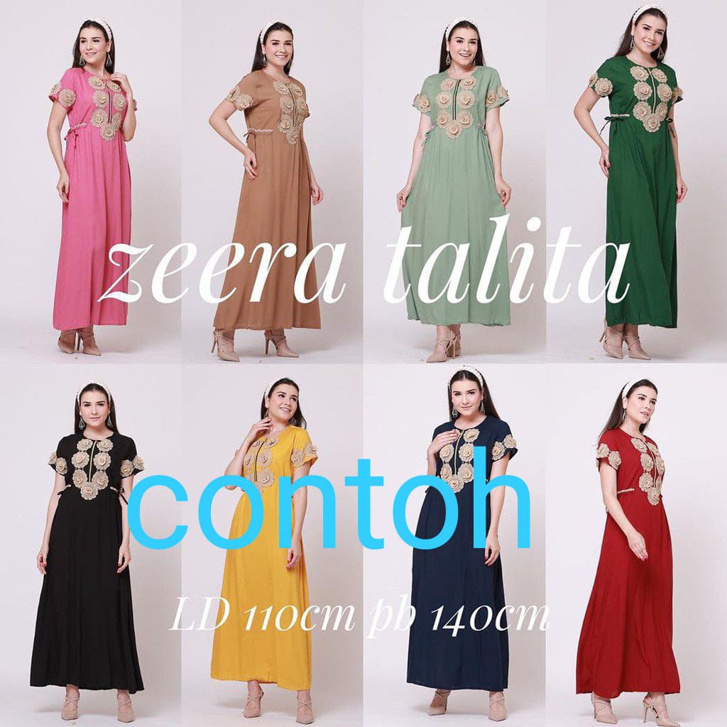 ZEERA TALITA DASTER ARAB BIG SIZE LENGAN PENDEK