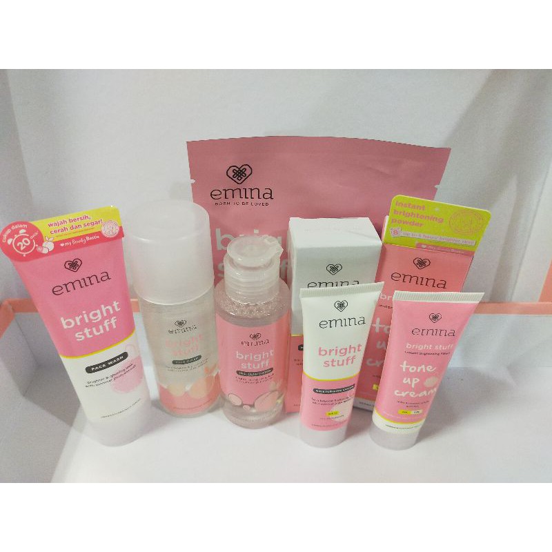 PAKET EMINA BRIGHT STUFF LENGKAP SKINCARE