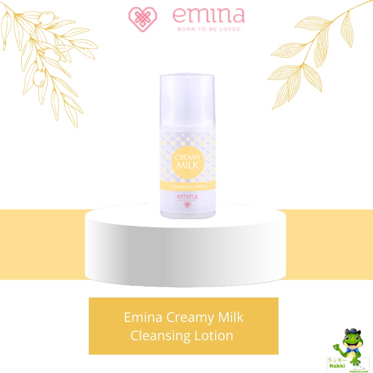 ❣️Rakkistore99❣️ Emina Face Cleanser Creamy Milk Cleansing Lotion 50ml (100% Original)