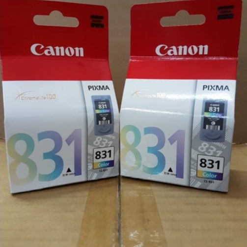 Cartridge Tinta CANON PG831 PG-831 Warna COLORS ORIGINAL