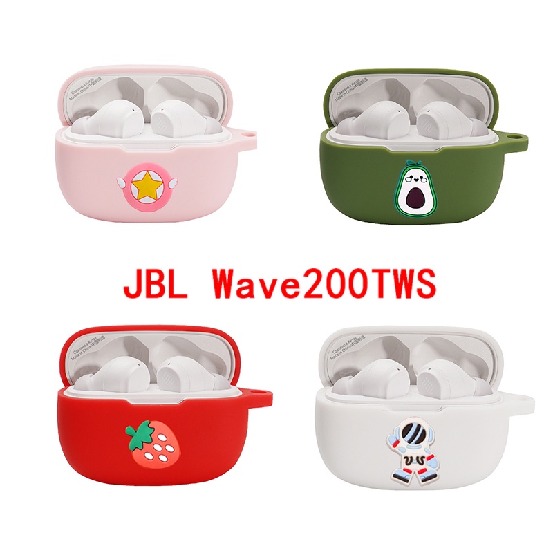 Casing Silikon Motif Kartun Untuk JBL Wave 200TWS Wireless Bluetooth