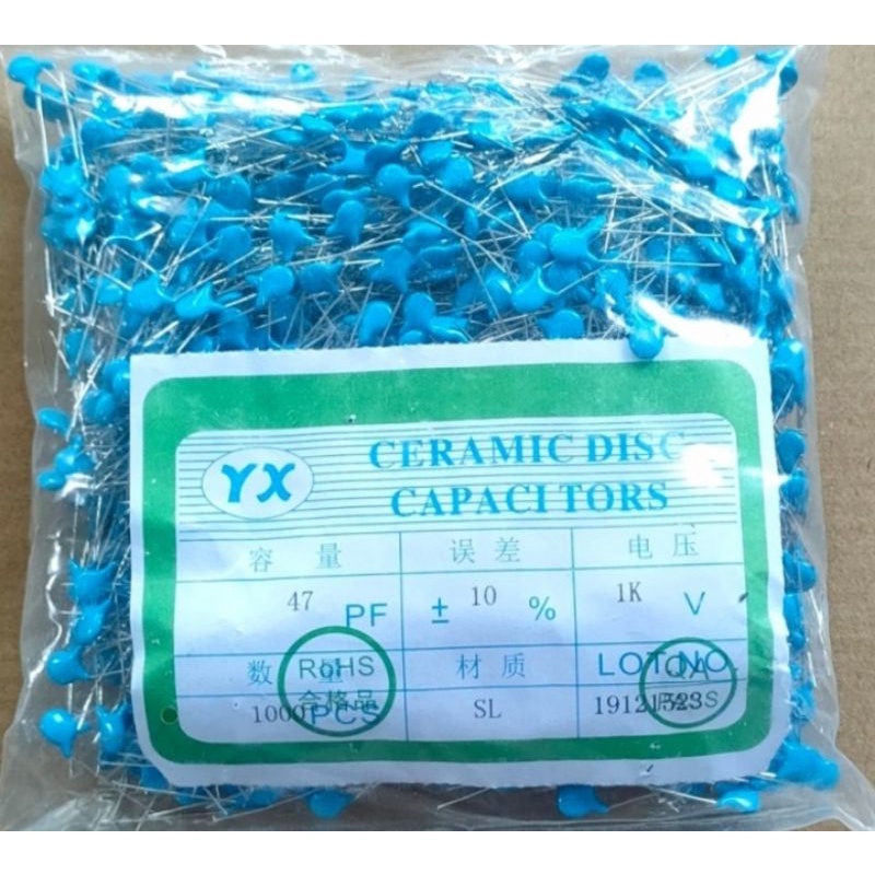 capasitor 47pf 1kv