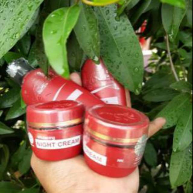 Day cream, Night cream,Toner dan facial wash lc beauty Ori