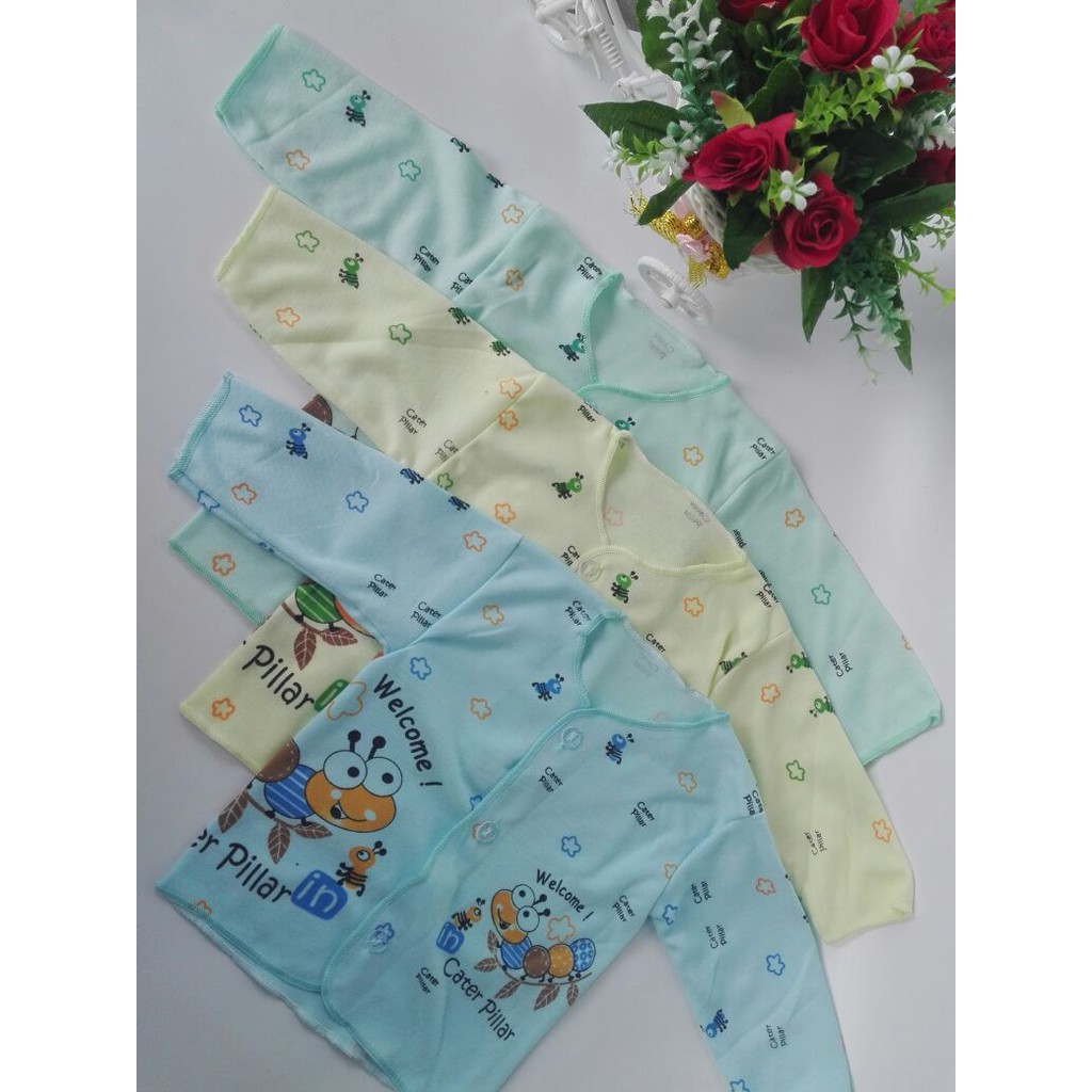 Baju panjang bayi yks bahan cotton halus