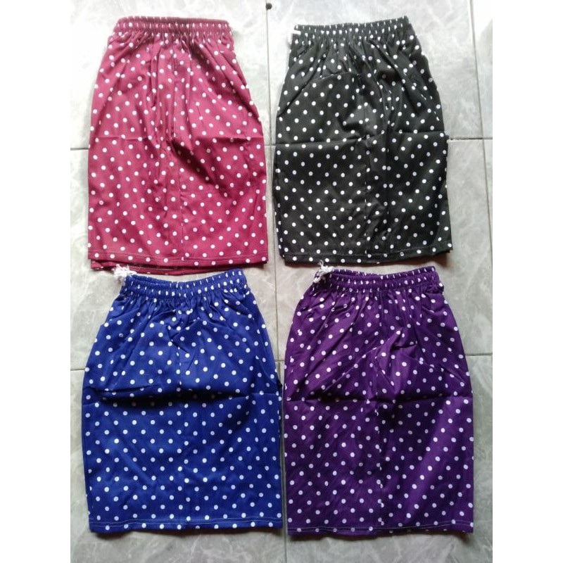 Celana Pendek Kolor  Katun Wanita Dan Pria Dewasa