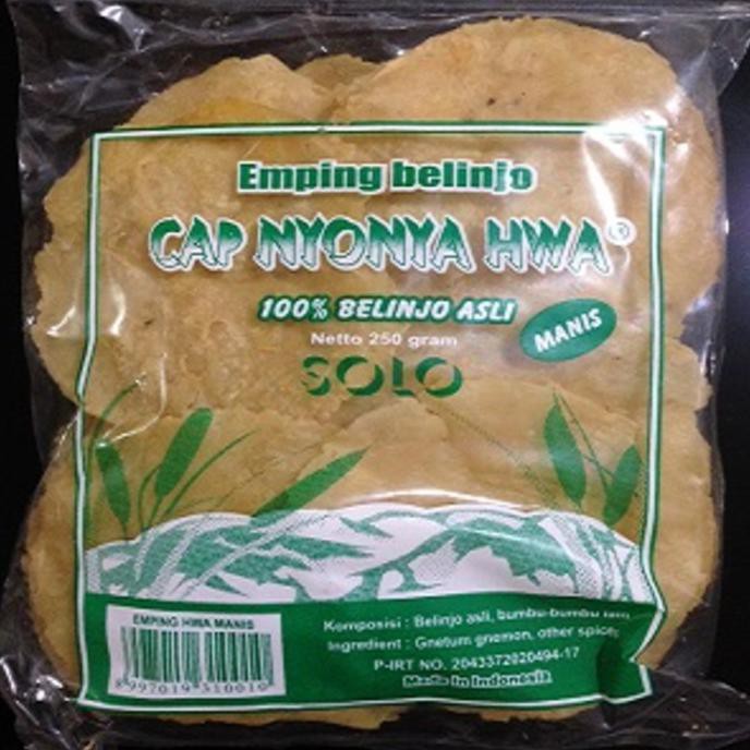 

ENAK Emping Belinjo | Melinjo Manis Mentah Cap Nyonya Hwa BANYAK RASA