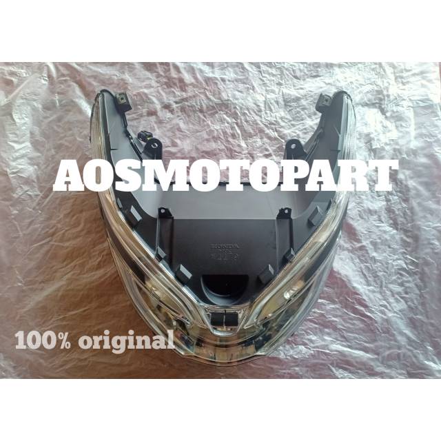 Headlamp reflector lampu depan pcx 150 - lampu depan pcx 150 honda original - lampu pcx 150 assy