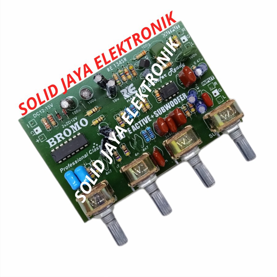 TONE CONTROL STEREO PLUS SUBWOOFER BROMO RANIC - TONE CONTROL STEREO SUBWOOFER RANIC 502