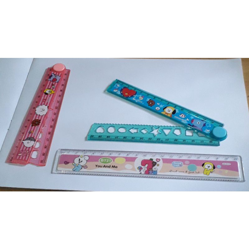 

penggaris / mistar lipat 30 cm / penggaris 20cm tidak lipat BT21