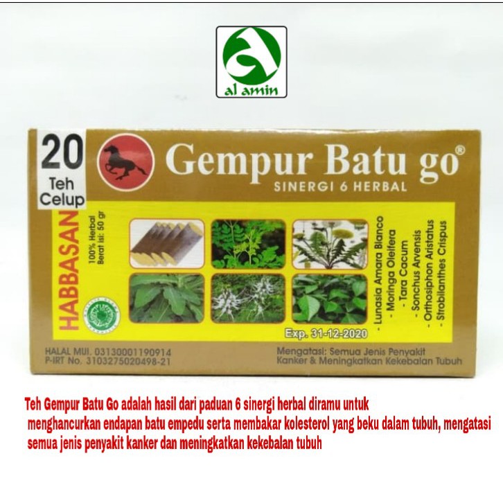 

Teh Celup Gempur Batu Go / teh herbal