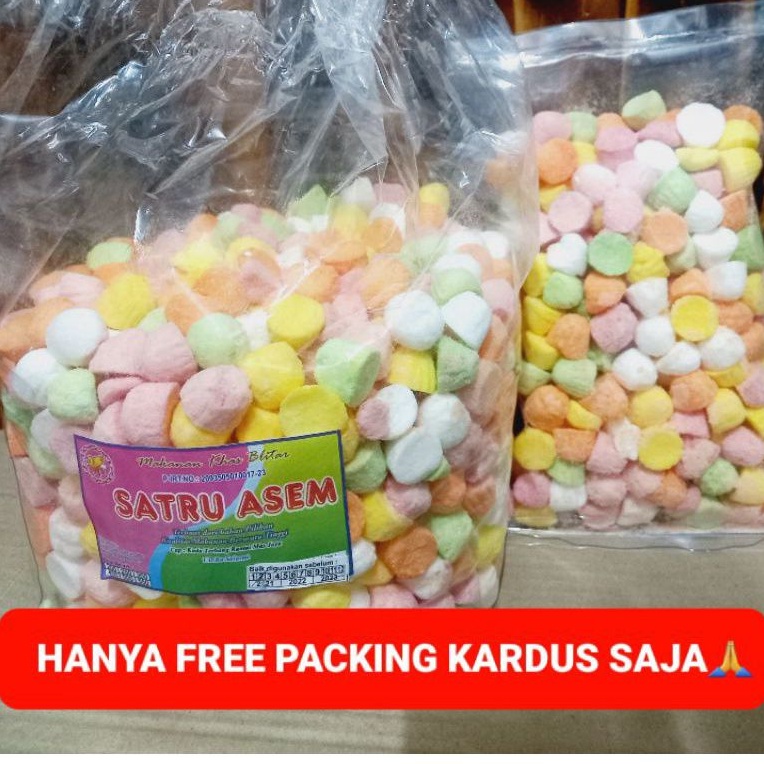 

satru asem bentuk bunga 500gr