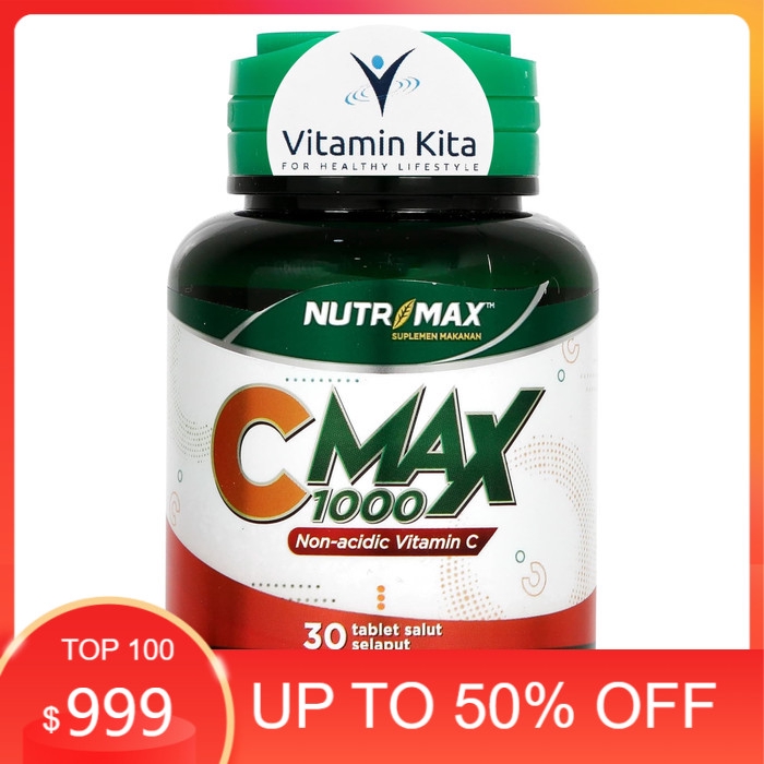 Nutrimax C Max 1000 Non Acidic Vitamin C 30 Tabs