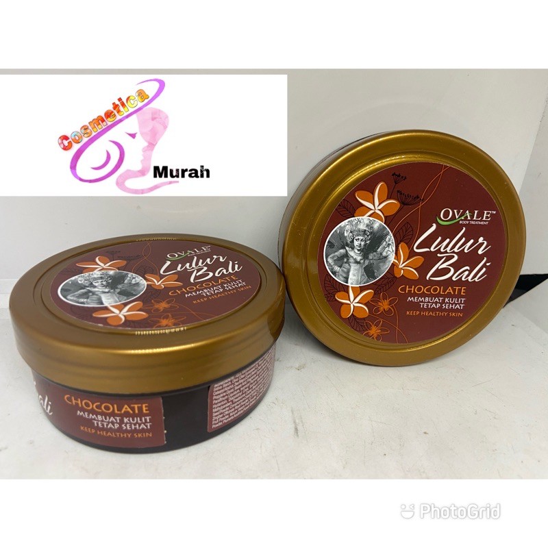 100 gr / lulur bali ovale / ovale body scrub bali / ovale lulur bali chocolate 100 gr