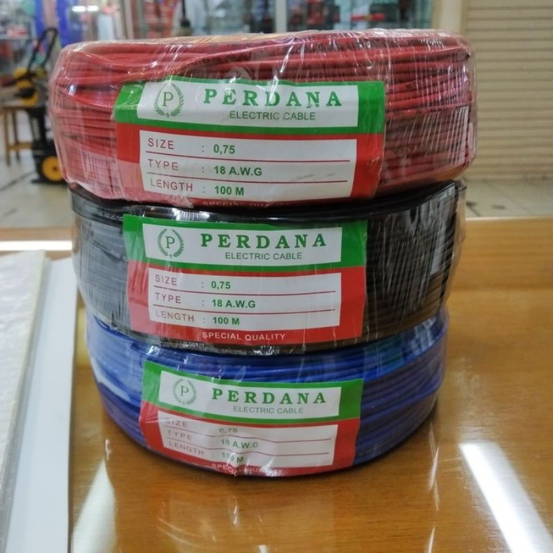 KABEL SERABUT LAMPU MODUL AUDIO PERDANA 0,75