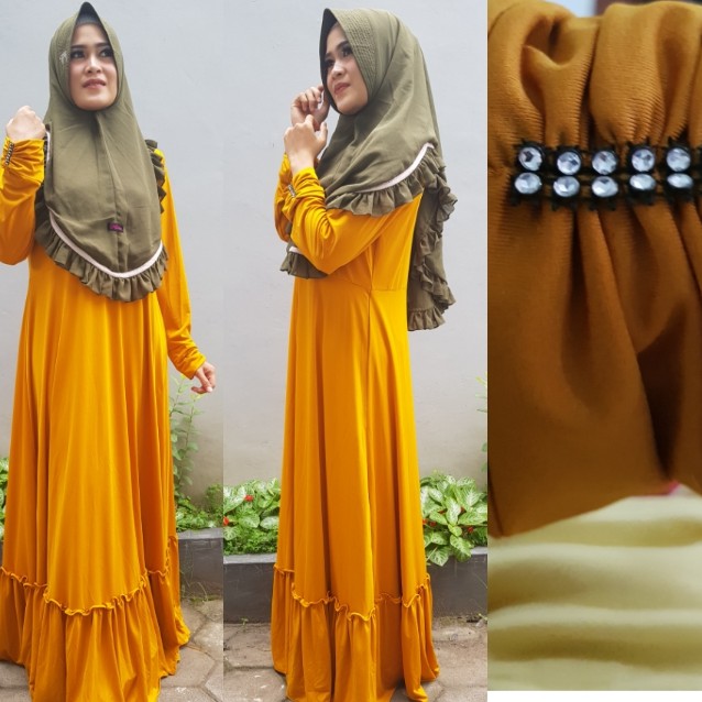 Gamis Rempel Jersey Polos