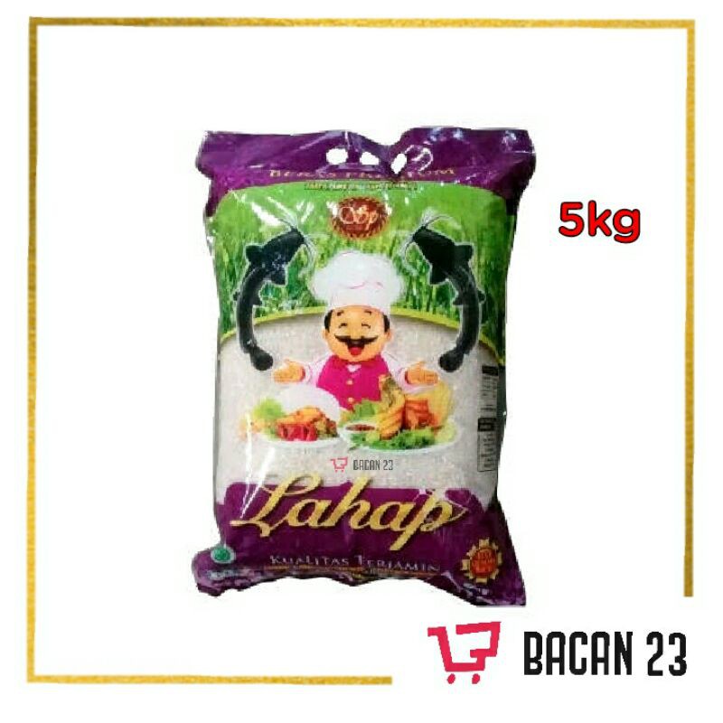 

Beras Lahap Premium 5 Kg / Beras Putih / Bacan 23 - Bacan23